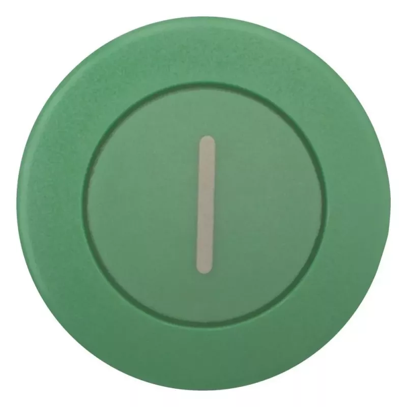 Eaton M22-DRP-G-X1 Green Latching Pushbutton Actuator, 22.5 mm, Front Panel Mount 216753