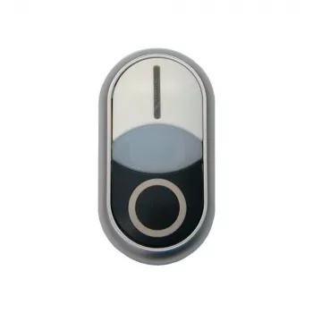 Eaton M22S-DDL-W διπλός ενεργοποιητής μπουτόν, φωτιζόμενος, λευκό 216707