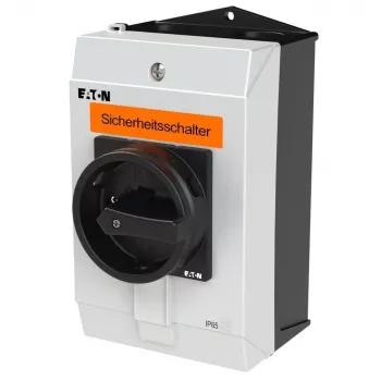 Eaton P1-25/I2-SI/HI11-SW 3-πολικός διακόπτης ασφαλείας, 25 A, IP65, μαύρο/λευκό 207311