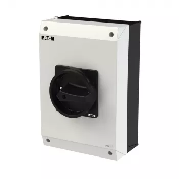 Eaton P3-63/I4/SVB-SW/HI11 3-πολικός κεντρικός διακόπτης 63A, τοποθέτηση σε τοίχο, IP65, μαύρο/γκρι 207345