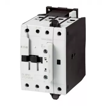 Eaton DILMP63 ρελέ ισχύος, 3-πολικό, 63 A, 230 V AC 50 Hz / 240 V AC 60 Hz πηνίο, 1 NO + 1 NC, IP00 109855