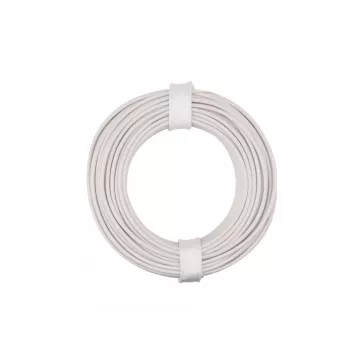 Donau Elektronik 175-015 LiY λεπτό καλώδιο 1 x 0,75 mm² λευκό 10 m
