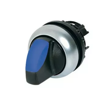 Eaton M22-WRLK-B φωτιζόμενος ενεργοποιητής διακόπτη επιλογής, περιστροφικό κουμπί, 2 θέσεων, διατηρούμενος, μαύρο