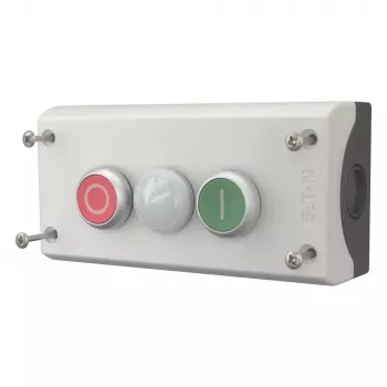 Eaton M22-I3-M2 γκρι περίβλημα μπουτόν, 3 ανοίγματα, 22,5 mm 216533