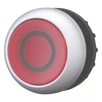 Eaton M22-DL-R-X0 Μηχανισμός μπουτόν, κόκκινος, μεταλλικός μπροστινός δακτύλιος, 22,5 mm 216936