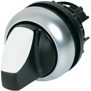 Eaton M22-WRLK3-W Ενεργοποιητής διακόπτη 3 θέσεων, πλαστικό, λευκός μοχλός, τιτάνιο πρόσοψη 216843-BK