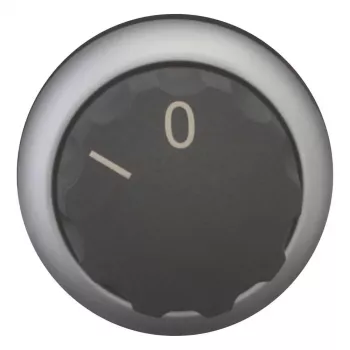 Eaton M22-W Μηχανισμός διακόπτη επιλογής, 3 θέσεων με ασφάλιση, μαύρος, πλαστικός μπροστινός δακτύλιος, τοποθέτηση 22,5 mm