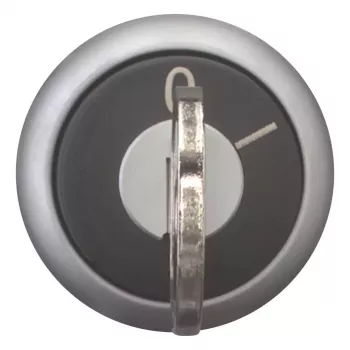 Eaton M22-WRS-MS10-A1 Διακόπτης με κλειδί, 2 θέσεων, με ασφάλιση, κλειδί MS10, τοποθέτηση 22,5mm, μαύρο/ασημί, IP66/IP67/IP69K 111776