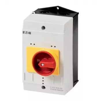 Eaton CI-K2 Κενό κουτί με διακόπτη έκτακτης ανάγκης, 160 x 100 x 130 mm, γκρι/κόκκινο/κίτρινο 219655