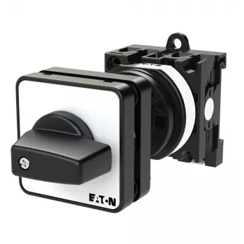 Eaton T0-1-15431/Z Περιστροφικός διακόπτης 1-πολικός 20A 690V AC χωνευτής τοποθέτησης μαύρο/λευκό 029364