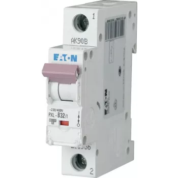 Eaton PXL-C32/1 διακόπτης προστασίας γραμμής (MCB), 1-πολικός, χαρακτηριστική C, 32 A, 6 kA, 230/400 V AC 236062