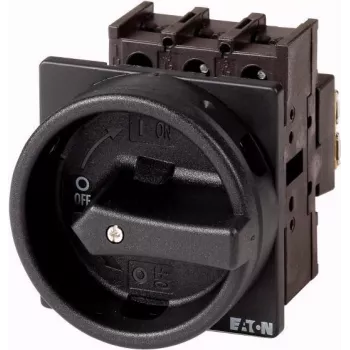 Eaton P1-25/EA/SVB-SW 3-πολικός κεντρικός διακόπτης, 25 A, IP65, μαύρος 048365