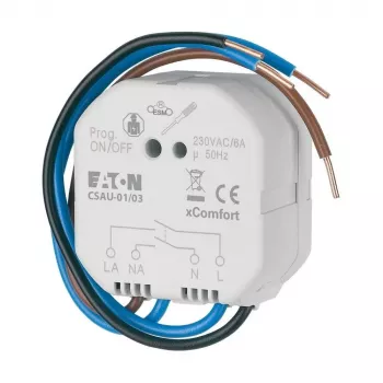 Eaton xComfort ασύρματος ενεργοποιητής διακόπτη, ολοπολικός, 16A, χωνευτή τοποθέτηση