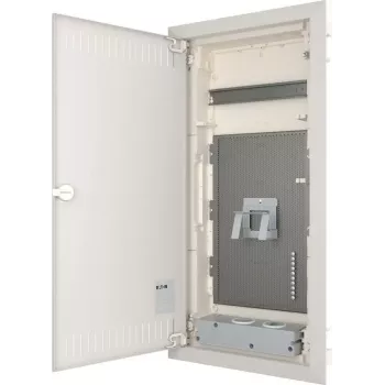 Eaton KLV-48HWM-F χωνευτό κουτί διανομής, 48 μονάδες, 4 σειρές, διαφανής πόρτα, λευκό 178836