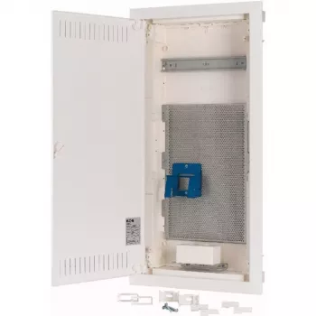 Eaton KLV-48HWM-F χωνευτό κουτί διανομής, 48 μονάδες, 4 σειρές, διαφανής πόρτα, λευκό 178836