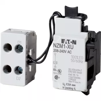 Eaton εκλυτήρας υποτάσης με πλευρικά τοποθετημένο μπλοκ ακροδεκτών για διακόπτες προστασίας γραμμής NZM1 (259442)