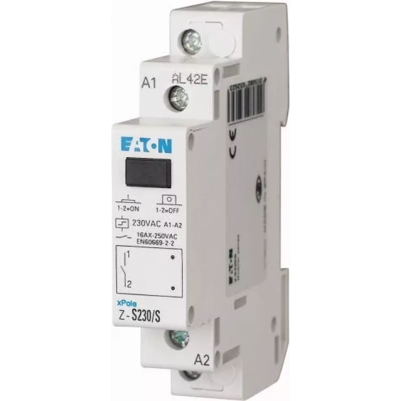 Eaton Z-S230/S μίνι ρελέ 2NO 230V AC 20A ράγα DIN 265262
