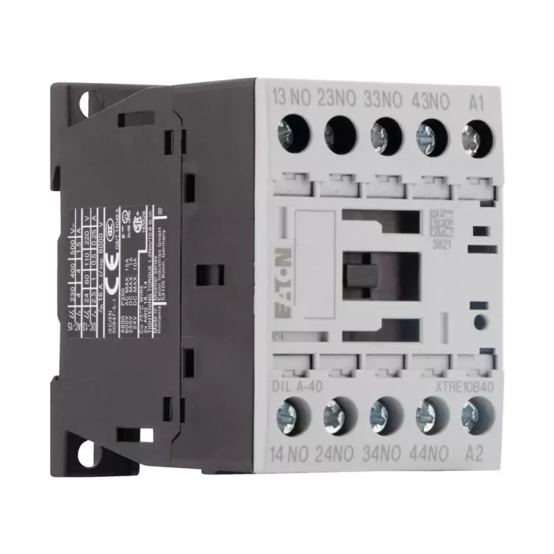 Eaton DILA-40 βοηθητικό ρελέ, 4 NO, 24 V AC πηνίο, 50 Hz 276316