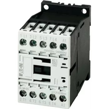 Eaton DILM7-10 24 V DC ρελέ ισχύος, 3-πολικό, 1 NO βοηθητική επαφή, 7 A AC-3, 3 kW, ακροδέκτες με βίδες 276565