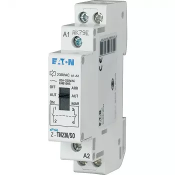 Eaton Z-TN24/SS διακόπτης παλμού, ράγα DIN, 2 NO + 1 NC, 20 A, 24 V AC/DC Y7-267976