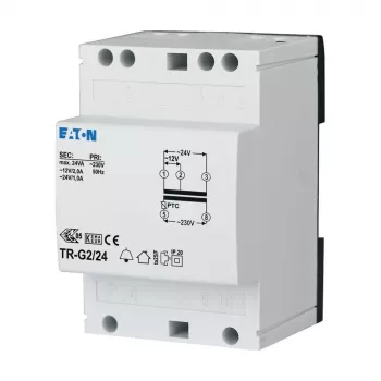Eaton 272484 TR-G2 Μετασχηματιστής κουδουνιού 230V σε 12-24V AC 2-1A ράγα DIN