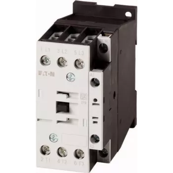 Eaton DILM17-01(RDC24) Ρελέ ισχύος, 3-πολικό, 17 A AC-3, πηνίο 24 V DC, 1 NC 277050
