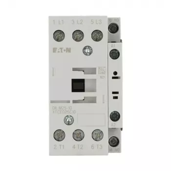 Eaton DILM25-10(RDC24) Ρελέ ισχύος, 3-πολικό, 25 A, πηνίο 24-27 V DC, 1 NO βοηθητική επαφή 277146