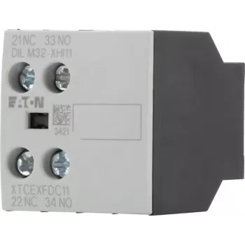 Eaton Μπλοκ βοηθητικής επαφής 1NO+1NC 2-πολικό μπροστινή τοποθέτηση για ρελέ DILM DILM32-XHI11 277376
