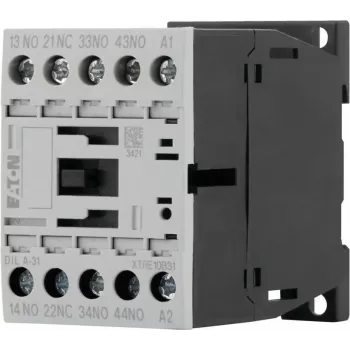 Eaton DILA-31 Βοηθητικό ρελέ 24 VDC 3 NO + 1 NC βιδωτοί ακροδέκτες 1,6 kW