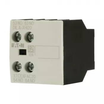 Eaton DILA-XHI20 Μπλοκ βοηθητικής επαφής, πλάτος 45 mm, Μαύρο/Λευκό, -25 έως 60 °C 276422