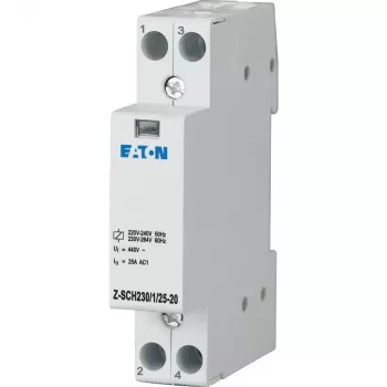 Eaton Z-SCH230/1/25-20 αρθρωτός επαφέας, πηνίο 230V AC, 25A, 2 NO, 1 μονάδα 120853