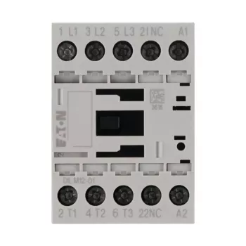 Eaton DILM12-01 3-πολικός επαφέας κινητήρα, πηνίο 230 V AC / 240 V AC, 12 A, 1 NC βοηθητική επαφή 276865