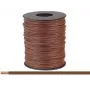 Donau Elektronik 114-88-100 δίδυμο καλώδιο 2 x 0,08 mm² καφέ 100 m