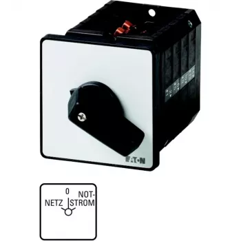 Eaton T5B-4-8902/E 4-πολικός περιστροφικός διακόπτης, 32 A, 690 V AC, μαύρο/λευκό 207430