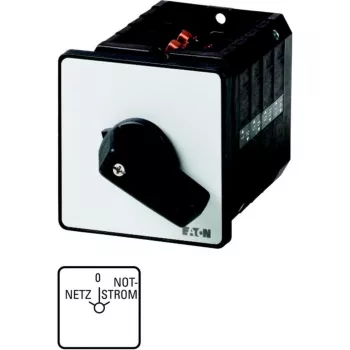 Eaton T5B-4-8902/E 4-πολικός περιστροφικός διακόπτης, 32 A, 690 V AC, μαύρο/λευκό 207430