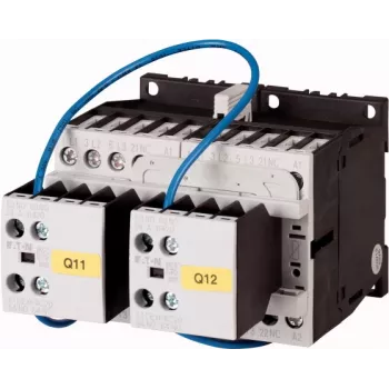 EATON αντιστροφέας 4 kW 400 V AC, πηνίο 230 V 50 Hz, 3-πολικός, 2NO+2NC, ράγα DIN 278086
