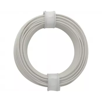 Donau Elektronik 118-5 καλώδιο 1 x 0,14 mm² λευκό 10 m