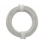 Donau Elektronik 118-5 καλώδιο 1 x 0,14 mm² λευκό 10 m