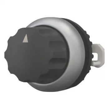 Eaton M22-WR4 μαύρο κουμπί περιστροφικού διακόπτη, 4 θέσεων, με ασφάλιση
