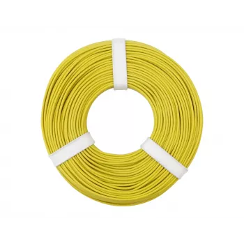 Donau Elektronik 125-053 πολύκλωνο καλώδιο 0,25 mm² κίτρινο 50 m
