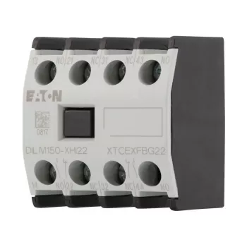 Eaton DILM150-XHI22 μπλοκ βοηθητικών επαφών, 2NO+2NC, μπροστινή τοποθέτηση, βιδωτοί ακροδέκτες 277950