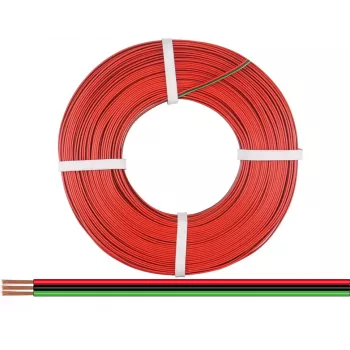 Donau Elektronik 318-014-50 πολύκλωνο καλώδιο 3 x 0,14 mm² κόκκινο, πράσινο, μαύρο 50 m