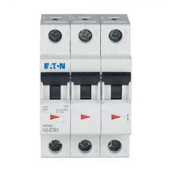 Eaton FAZ-C10/3 διακόπτης προστασίας γραμμής τύπου C 10 A 3πολικός 278869