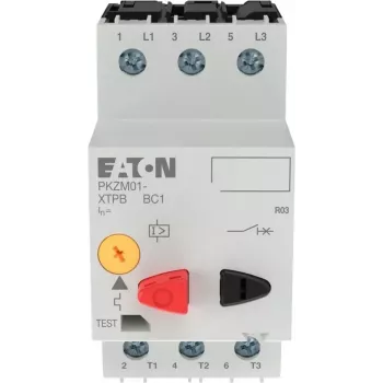 EATON PKZM01-4 διακόπτης προστασίας κινητήρα 4A 3πολικός μπουτόν 278482