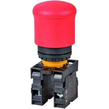 Eaton M22-PV/K11 μπουτόν, 1 NO + 1 NC, επίπεδος μηχανισμός, μαύρο, τοποθέτηση 22,5 mm, βιδωτοί ακροδέκτες 216516-RD