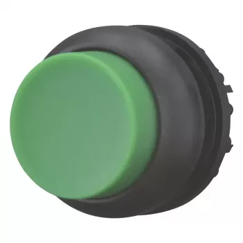 Eaton Moeller M22 μηχανισμός μπουτόν, υπερυψωμένος, στιγμιαίος, πράσινος, πλαστικός μπροστινός δακτύλιος, 22,5 mm 216645