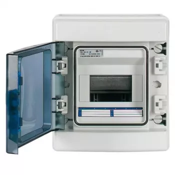 Eaton 174222 IKA-1/6-ST μικρός πίνακας επιτοίχιας τοποθέτησης, 1 σειρά, 6 μονάδες, λευκό