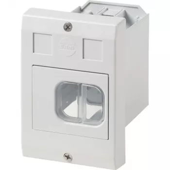 Eaton E-PKZ01-G Κενό κουτί με περιστροφικό διακόπτη και στυπιοθλίπτες μεμβράνης, Γκρι 281634