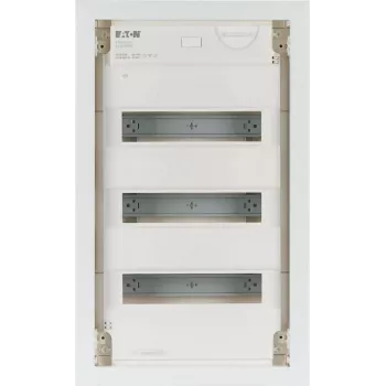 Eaton KLV-36UPP-F Κουτί διανομής χωνευτό, 36 μονάδες, 3 σειρές, διαφανής φιμέ πόρτα, Λευκό 178802