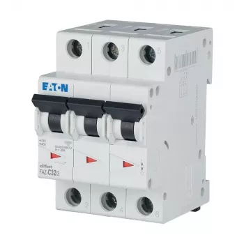 Eaton FAZ-C32/3 Αυτόματο προστασίας γραμμής Τύπος C, 32 A, 3πολικό, 10 kA, ράγα DIN 278876